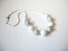 Retro Gray White Marbleized Beads Necklace 102820