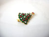 Retro Brooch, Christmas Tree Brooch, Rhinestones Brooch, Christmas Brooch Pin S34