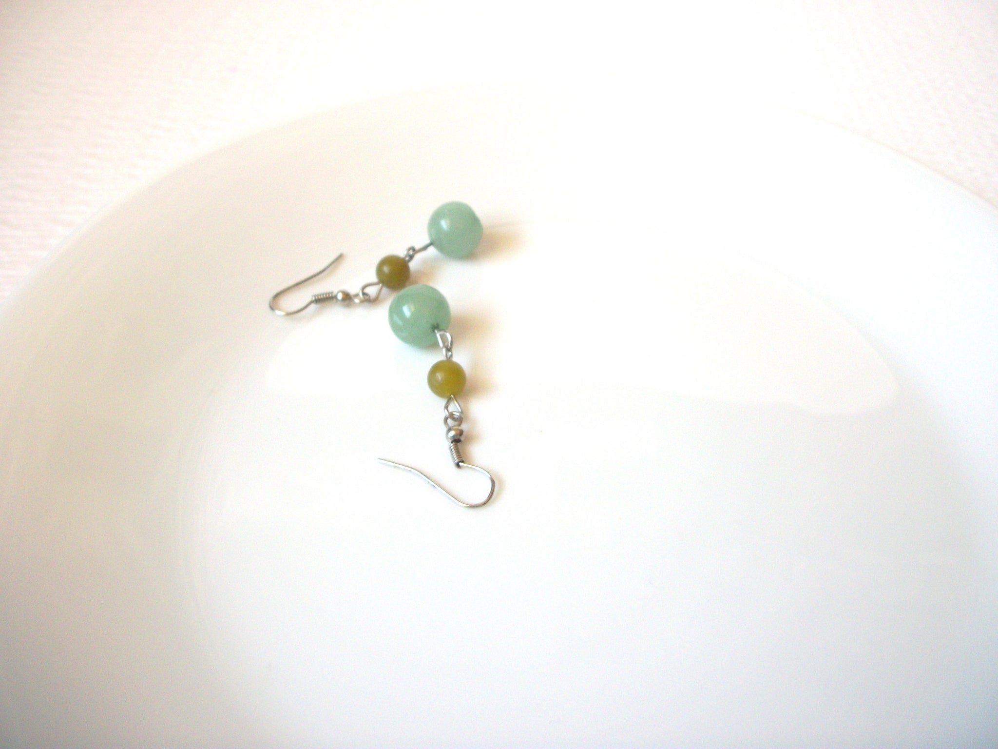 Vintage JADE Dangle Earrings 102820