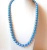 Retro Powder Blue Necklace 102820