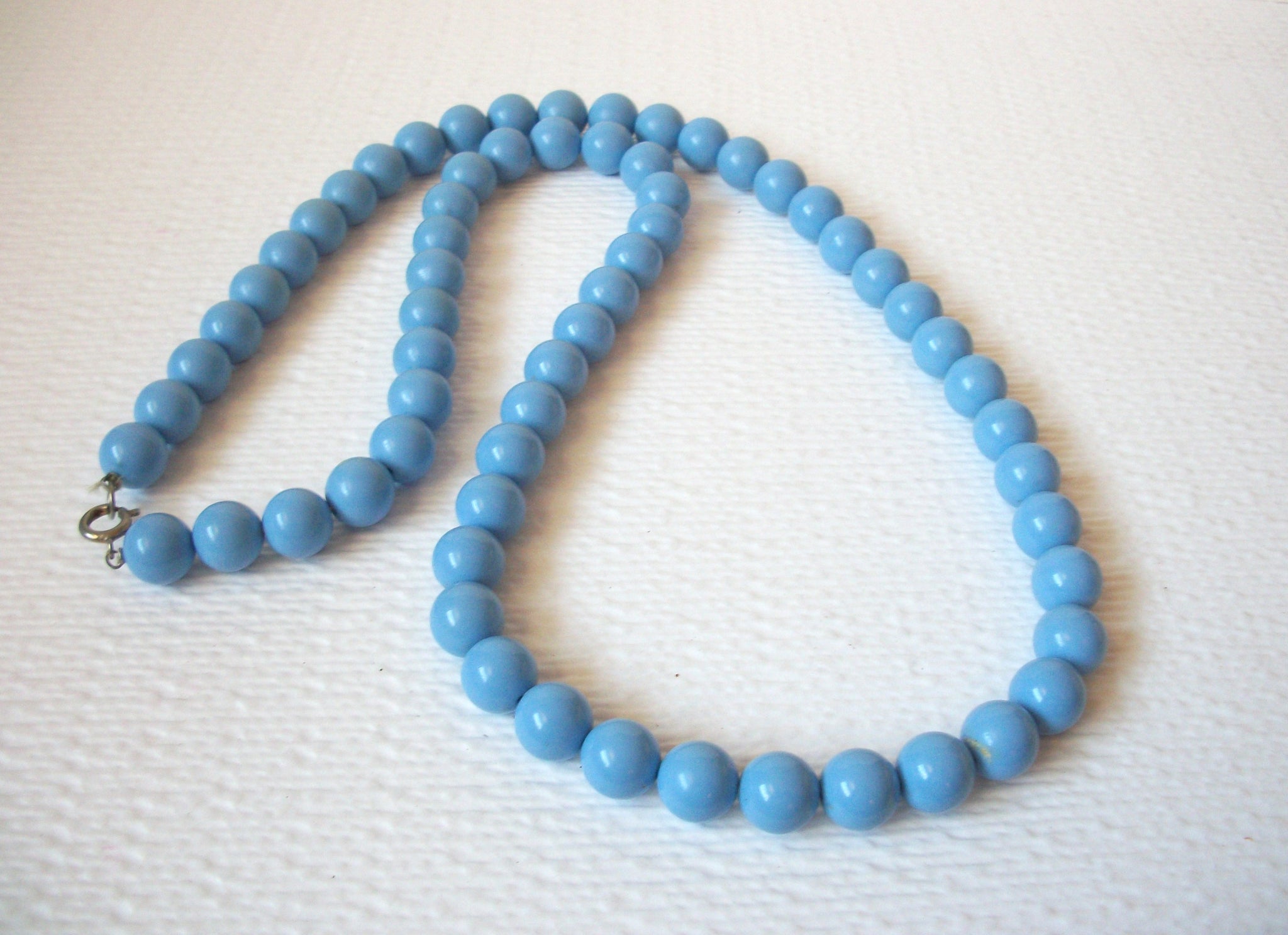 Retro Powder Blue Necklace 102820