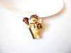 Vintage Enameled Snowman Brooch Pin 102920