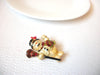 Vintage Enameled Snowman Brooch Pin 102920