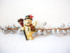 Vintage Enameled Snowman Brooch Pin 102920