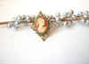 Vintage Cameo Brooch Pin 103020