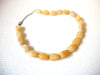 Vintage Yellow JADE Stones Necklace 103020