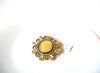 Vintage Lia Stone Rhinestone Brooch Pin 103020