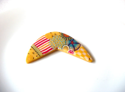 Hand Made Colorful Resin Brooch Pin 110120