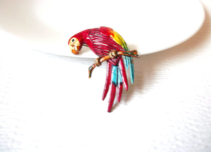 Vintage Exotic Parrot Brooch Pin 110120