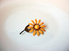 Vintage Enameled Flower Brooch Pin 110120