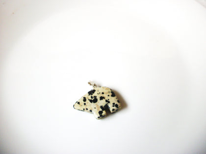 Native American Zuni Bear Dalmatian Jasper Pendant 110120