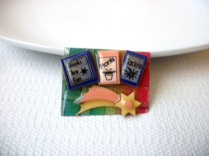 RARE Lucinda Shooting Star Book Pin, Lucinda Book Pins 61416