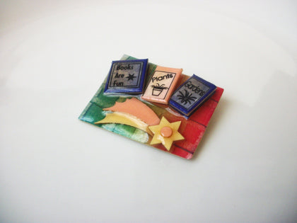 RARE Lucinda Shooting Star Book Pin, Lucinda Book Pins 61416