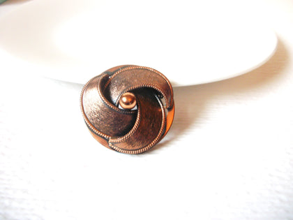 Vintage Copper Brooch Pin 110420