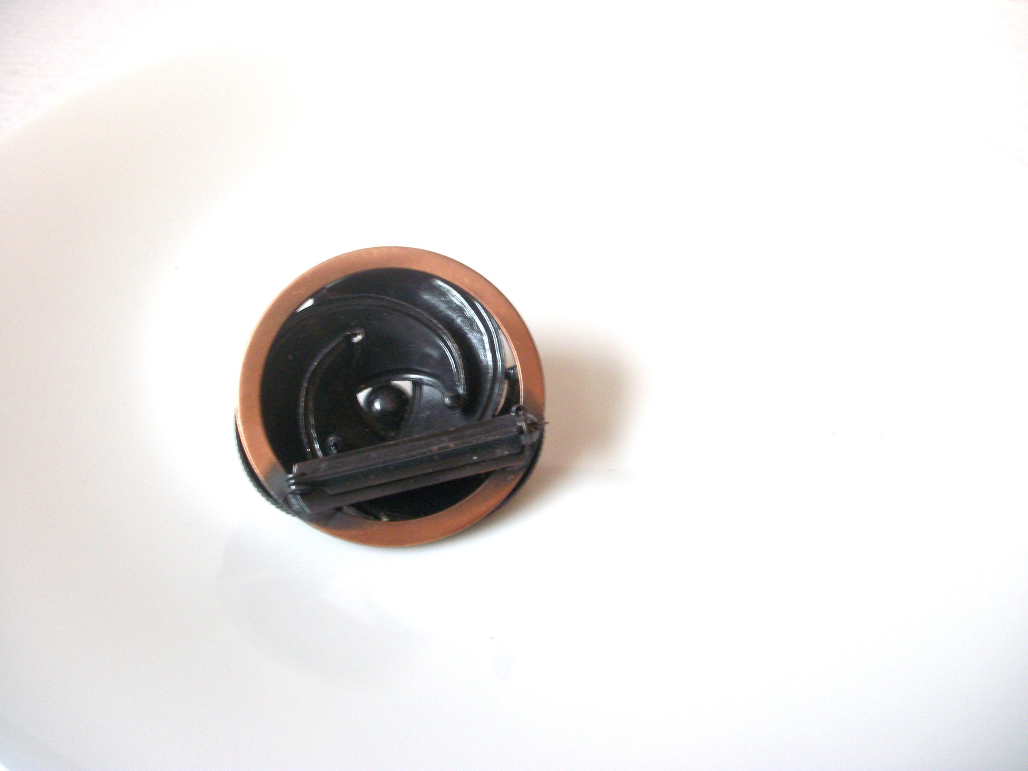 Vintage Copper Brooch Pin 110420