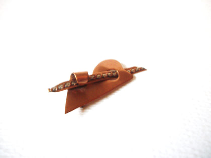 Vintage Copper Brooch Pin 110420
