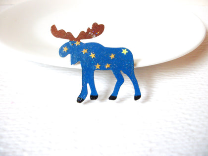 Vintage 1950 Moose Animal Brooch Pin