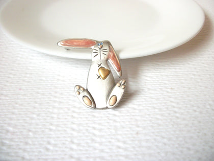 Vintage AJMC Bunny Brooch Pin 110320