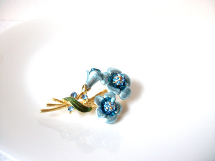 Retro Rhinestone Flower Brooch Pin 110320