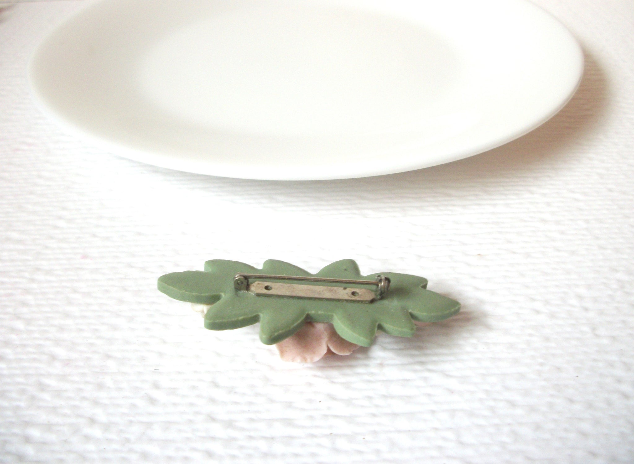 Vintage Flower Rose Brooch Pin 110320