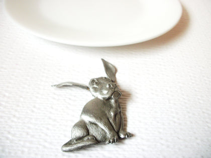 Vintage JJ Dog Brooch Pin 110320