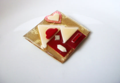 Lucinda Valentines Heart Pin 112916