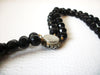 Vintage 1950 Black Necklace 110320