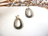 Long Gray Fog Marbleized Tortoiseshell Earrings, Acetate Earrings, Resin Earrings, Acrylic Earrings, Statement Earrings S35