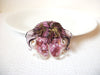 Vintage Fantasy Glass Brooch Pin 110320