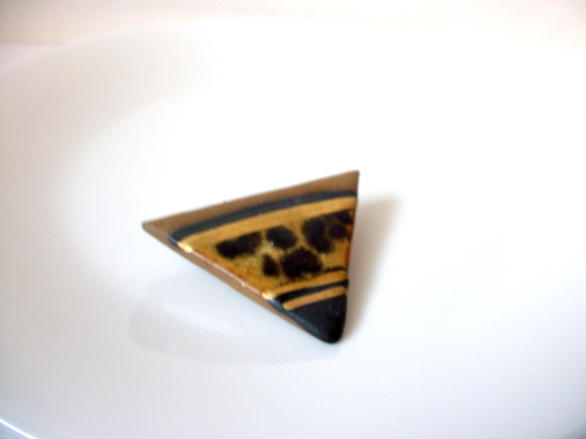 Vintage 1950 Stone Brooch Pin 110320