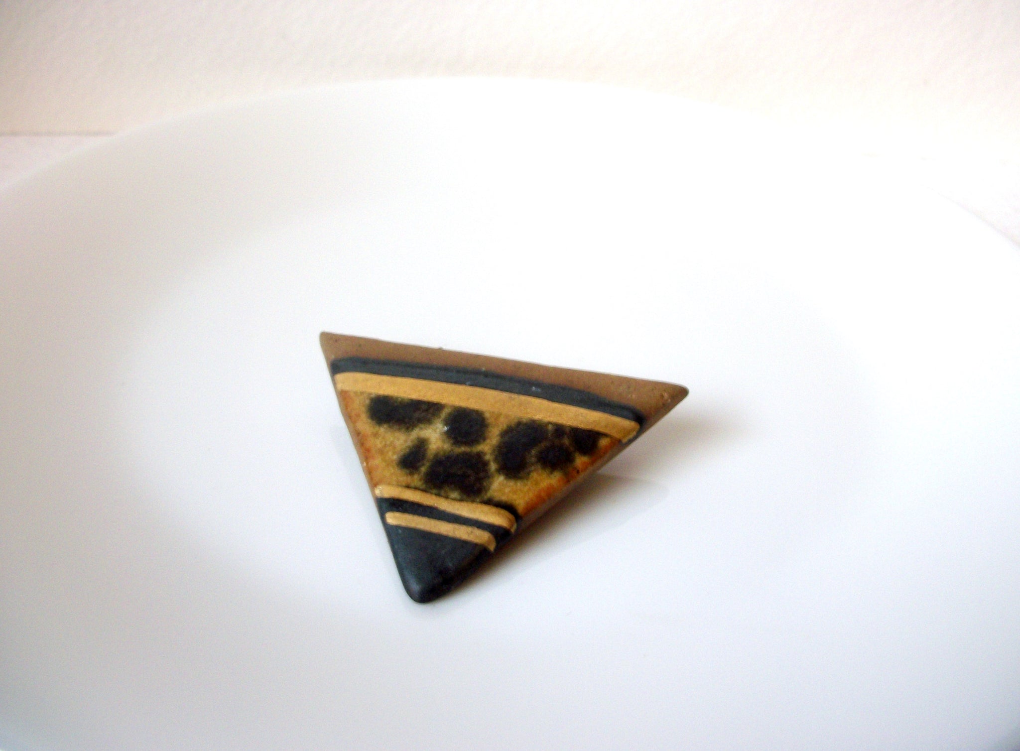 Vintage 1950 Stone Brooch Pin 110320