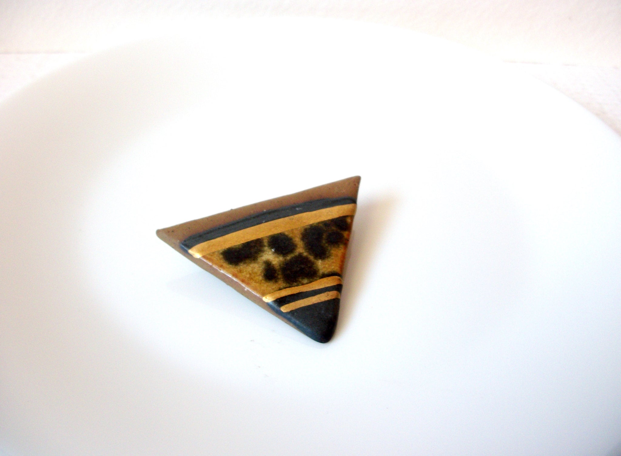 Vintage 1950 Stone Brooch Pin 110320