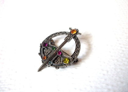 Vintage 1950 Celtic Brooch Pin 110320