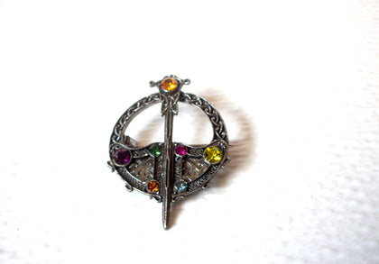 Vintage 1950 Celtic Brooch Pin 110320