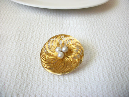 Vintage Bird Nest Brooch 41120