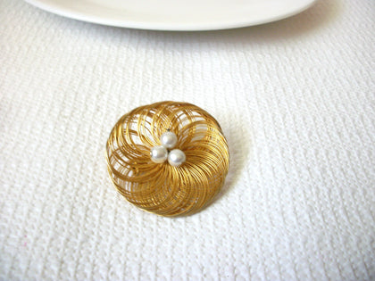 Vintage Bird Nest Brooch 41120