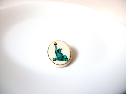 Vintage LENOX USA Porcelain Brooch Pin 110420