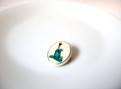 Vintage LENOX USA Porcelain Brooch Pin 110420