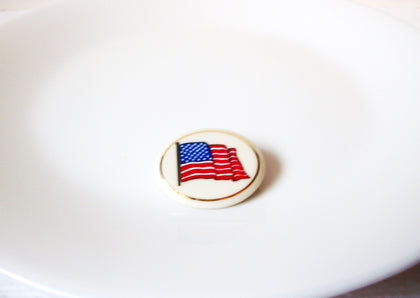 Vintage LENOX USA Porcelain Brooch Pin 110420