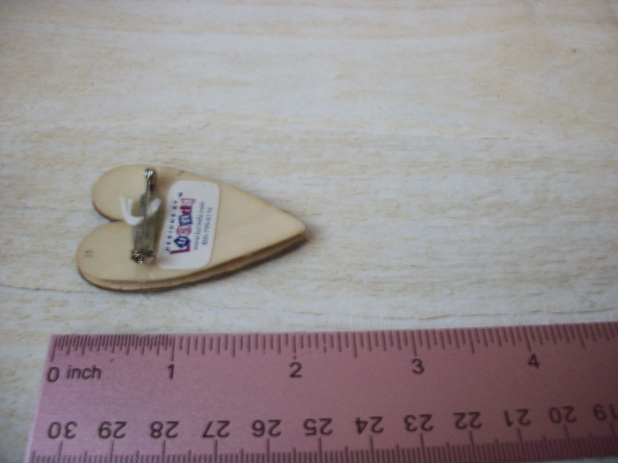RARE Lucinda Designs Heart Pin Brooch 113016
