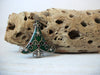 ROMAN Inc Enameled Christmas Tree Brooch 113016
