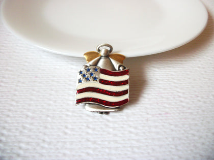 Vintage AJMC Patriotic Brooch Pin 110720