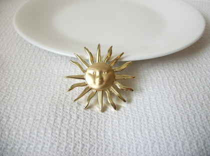 Vintage Sun Brooch 41120