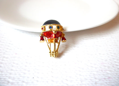 Vintage Air Balloon Brooch Pin 110720