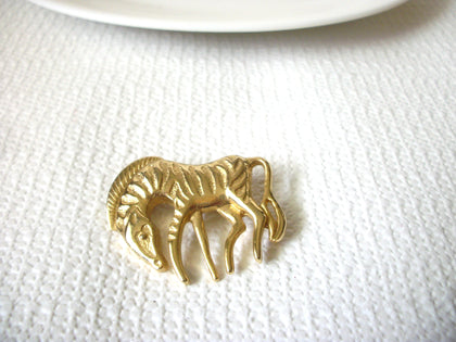 Vintage Animal Zebra Brooch 41220