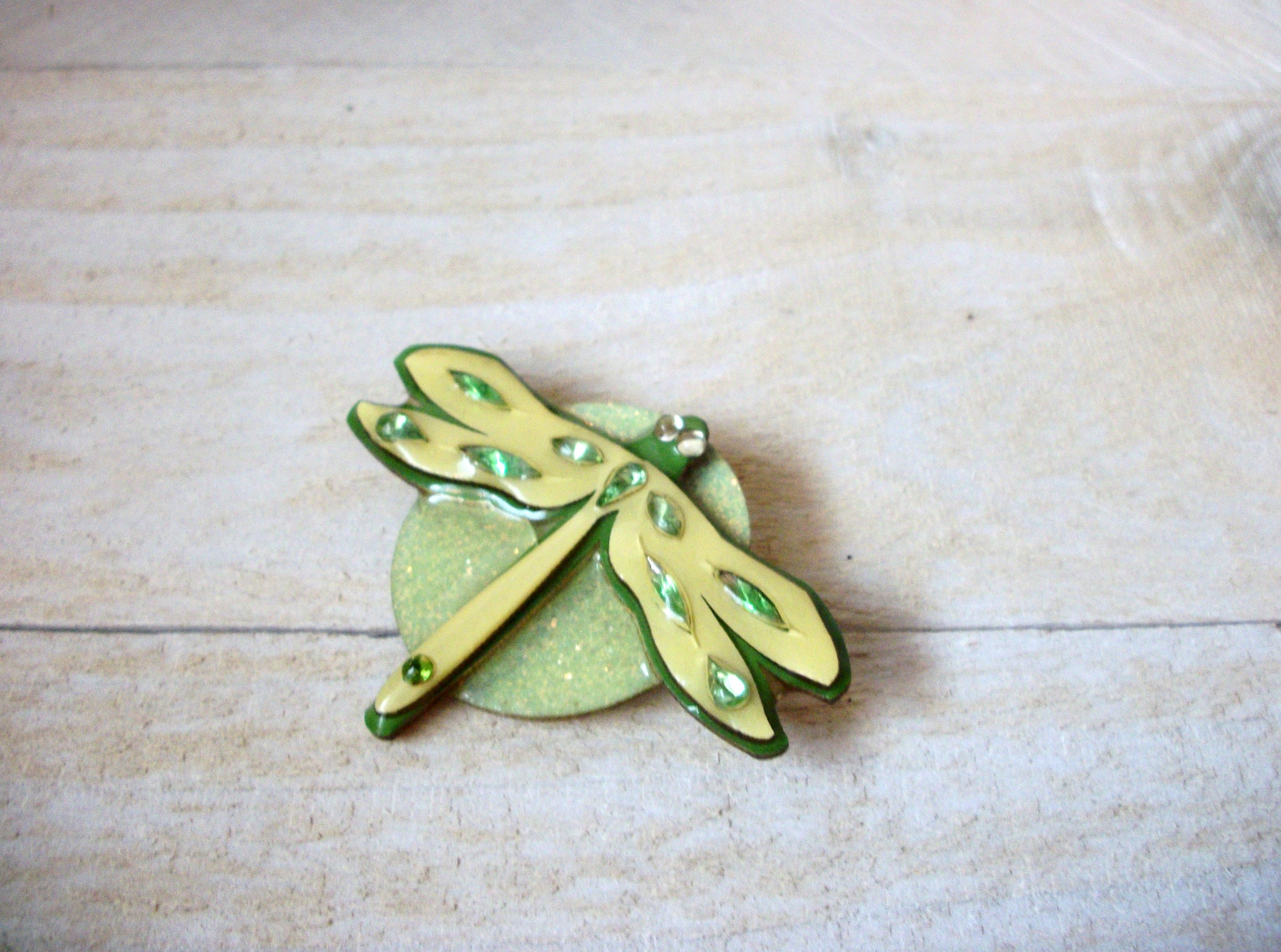 RARE Lucinda Pins, Dragonfly Brooch Pins, Designs By Lucinda, Insect Brooch Pins, Rhinestones Brooch Pins 113016