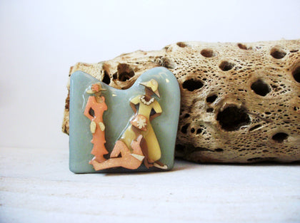 Lucinda Woman Pins, Pastels Colors Chic Ladies Pin, Designs By Lucinda Pins, Woman Pins 113016