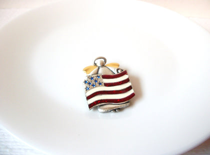 Vintage AJMC Patriotic Brooch Pin 110720