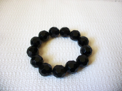 Black Czech Glass Bracelet 41220