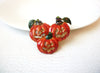 Vintage Halloween Pumpkin Brooch Pin 110520